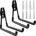 Generic Garage Storage Hooks - 2 Pack Heavy Duty Wall Mount Hooks