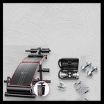 Durable Sit-Up Bench And 20kg Adjustable Dumbell Set With Case