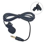 Generic Lapel Microphone Lavalier Condenser Microphone Clip On Mic Interview Audio Recording Microphone