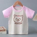product_image_name-Fashion-2pcs 0-3 Years Baby Girls Tops Tees Clothes Short Sleeve T-Shirts Soft Breathable Cute Cartoon Print-7