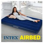 Intex Single Person 10inch Dura-Beam Standard Airbed Wit Pump - image 2