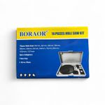 Generic Boraor 16-Piece Professional Hole Saw Kit – Versatile Wood & Plastic Cutting Set