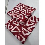 BIG VIVO AFRIQUE ANKARA   6YARDS  RED  WHITE