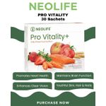 NEOLINE Pro Vitality - 30 Sachets (Single) Boost Your Energy & Immunity. Provitality