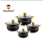 4 Sets Non-stick Cast Granite Pot Cookware