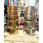 Generic 5pcs UAKEEN High Quality Triply Stainless Steel Cookware Set