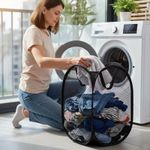 Genera Laundry Basket Clothes Hamper, Foldable Mesh Laundry Basket - image 6