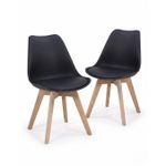 Eames Classy Padded Retro Plastic Dining Chair- White - image 2