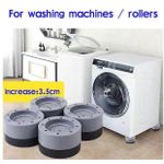 Generic 4PCS Universal Washing Machine Anti-Vibration Pads, 3.5cm Height Riser Feet with 4.7cm Inner Diameter for Washer - image 2