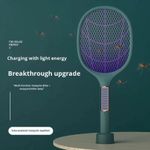Generic Solar-Powered Dual-Charge Electric Mosquito , 2-in-1 UV Bug Zapper - image 5