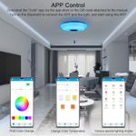 Generic Bluetooth music remote control ceiling light, 30CM, 36W, white/warm white/RGB colors, dynamic lighting effects - image 7