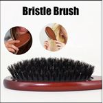 product_image_name-Generic-Hair Brush for Women & Men - Wooden Handle, Restores Shine & Texture, Gentle Detangling & Styling Brush for All Hair Types, Wooden Handle Brush.-6