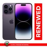 Renewed Apple iPhone 14 Pro Max 6GB+128GB Single SIM-5G-6.7" Purple