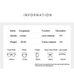 Fashion Women's Oversized Square Frameless Gradient Sunglasses UV400 - Pink - image 7