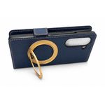 Generic Smart leather flip case with screen protector for Samsung Galaxy z fold 5 - blue