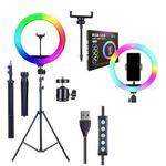 product_image_name-Generic-Camera Filter 10'' Inch Rgb Ringlight - Ring Light With Tripod Stand-1