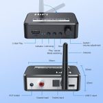 Generic Bluetooth 5.3 HiFi Digital to Analog Audio Converter – Wireless BT Receiver with RCA/AUX Output & Volume Control - image 2