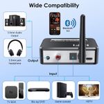 Generic Bluetooth 5.3 HiFi Digital to Analog Audio Converter – Wireless BT Receiver with RCA/AUX Output & Volume Control - image 3