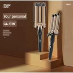 product_image_name-Generic-Triple Barrel Hair Crimper Iron Fast Hot Hair Wand For Women-3