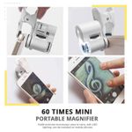 Generic 60X Mini Portable Smartphone Microscope - image 3