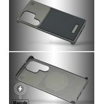 Samsung Galaxy S25 Ultra Premium Metallic Aero Flex Aluminum Leather Case - image 2