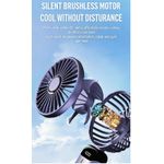 product_image_name-Generic-Portable Handheld Fan with LED Display, 90° Foldable, 5 Speed Wind-5