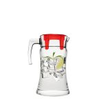 Pasabahce AZUR JUG WITH RED COVER (1 PC) 1400CC