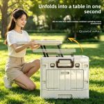 Generic Adjustable Height Multi-Functional Outdoor Storage Box with Liftable Table Top - image 5
