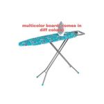 Big,Silver Leg Ironing Table With Iron Stand