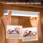Generic 4PCS LED Motion Sensor Night Light Rechargeable - image 4