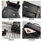 product_image_name-General-Vintage Boxy Crossbody Bag - Waterproof PU Leather Shoulder Satchel-7