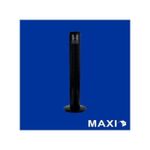 Maxi 40” Black Superb 3 Speed Oscillating Tower Fan With Remote Control-40W