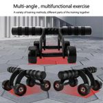 Roll Max 4 Wheels Ab Roller Multifunctional Portable Trainer - image 2