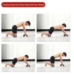 Roll Max 4 Wheels Ab Roller Multifunctional Portable Trainer - image 3