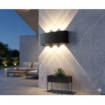 ESCLIGHTING Up And Down LED Wall Light - 6W - ABS+PC - Black