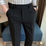 HIGH QUALITY SUIT TROUSER - Black