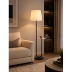 Modern Minimalist Floor Lamp with Marble Built-in Tray Table