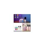 Generic Colorful karaoke portable speaker system with 2 wireless microphone - image 2