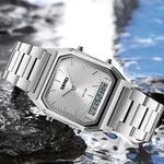 Skmei Premium Stainless Steel Dual Display WristWatch - image 2