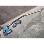 cordless concrete vibrator machine with extra batteries