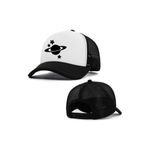 High Design Baseball/Face Cap - black and white 