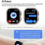 Generic Series 10 Ultra3 7-in-1 Strap 2.2" Bluetooth Call Full Touchscreen Smartwatch- For Android and iOS - image 6