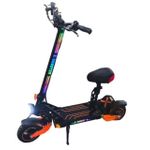 Modern High-Power Electric Scooter with Removable Seat, LED Stem & Front Headlight