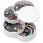 product_image_name-Fashion-4 Layers Rotating Jewelry Organizer Box-White-1