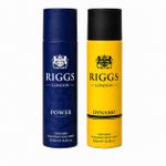 Riggs London Long Lasting Deodorant Body Spray X2
