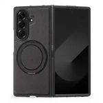 Generic Samsung galaxy Z fold 7 leather - effect Magsafe Case with 360° Rotating support Ring - image 2