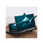 Generic 12inch 3D Mobile Phone Screen Magnifier Englargement HD Amplifier Stand Bracket- Black - image 2