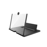 Generic 12inch 3D Mobile Phone Screen Magnifier Englargement HD Amplifier Stand Bracket- Black - image 4