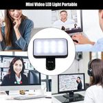 Generic Led Rechargeable Fill Light Adjustable,For Phone Camera Vlog Conference With Clip-black - image 3