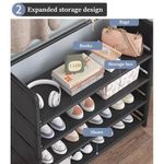 product_image_name-Generic-Heavy Duty 5-Tier Metal Shoe Rack, Multi-Use Storage Organizer for Shoes, Hats, Bags & Jackets  Space Saving Durable Shelf for Entryway, Hallway & Bedroom-5
